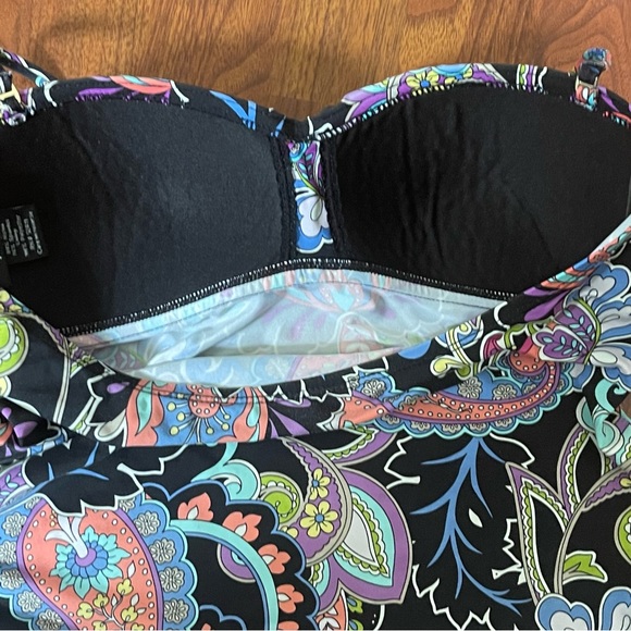 Apt 9 Boho Halter Tankini Top Size Small S - Picture 4 of 7